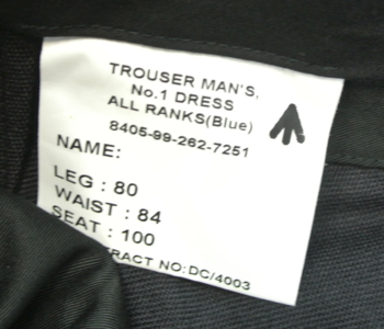 No1 dress trousers blue - main image