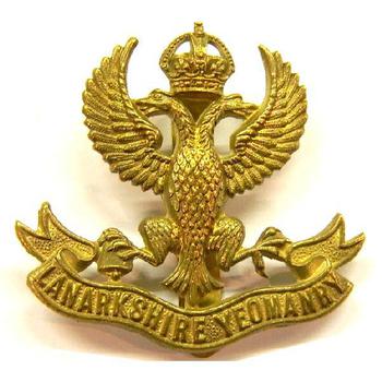 Lanarkshire Yeomanry Cap Badge - main image