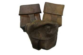 Vintage Leather pouch - main image