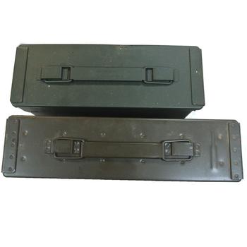 Long 30cal 250 Round Olive Military Ammo Box - main image