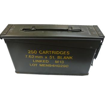 Long 30cal 250 Round Olive Military Ammo Box - main image