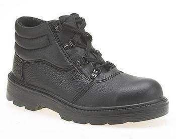 Black Grain Leather Safety Boot Quality Leather Safety Boot (M240a)