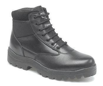 Combat Boots, Low cut Black Leather Grafters Sherman Patrol Boot with Thinsulate Lining (M870A)