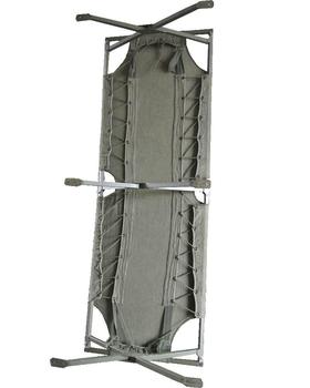 Military Cot Bed Heavy Duty French M94 Military issue Canvas / Steel Cot bed - main image