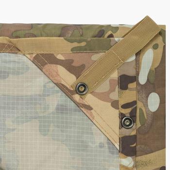 Highlander Basha Army Style Waterproof Tarpaulin Basha / Shelter Olive Or HMTC / MTP Camo, New - main image