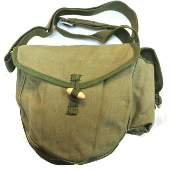 Small Canvas Shoulder Bag Chinese Military Issue Magazine Pouch 1970's / 1980's Bag, New - main image