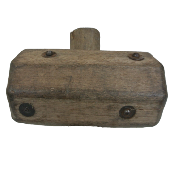 Military Issue Wooden Mallet British Army Pup Tent Mallet - main image