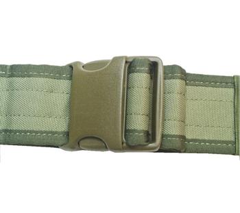 Highlander Military Style Olive Webbing Belt With Quick Release Buckle (pb20) - main image