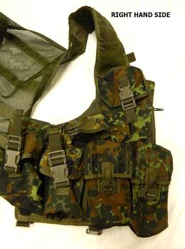 Flecktarn KSK Moskito Vest German Army Special Forces Issue Kit Used Graded - main image