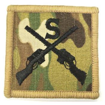 MTP Sniper Badge Patch Multicam Trained Badge patch