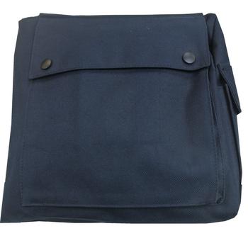 Navy Blue Respirator/Gas Mask Bag Dutch Airforce Issue Side Opening Bag - main image