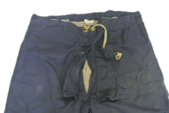 Royal Navy Issue Ventile / Gaberdine Style Windproof Over Trousers 1950`s - main image
