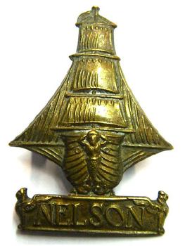 War Raised RN Division Badges Anson Drake Hawke Hood Howe And Nelson - main image