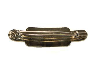 British Railways Enamel Totem Sausage Train Badge ~ Different Regions ~ Nickle Chrome - main image