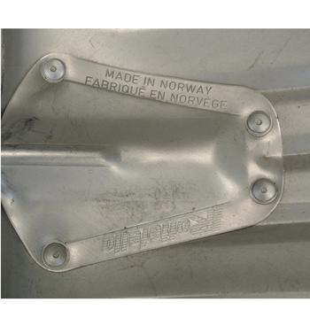 Aluminium Snow Shovel / Spade with Wooden Handle, Swiss Military issue or New - main image