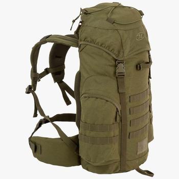 Bergen 44 Litre Forces Army Style Loader 44L Molle Rucksack Olive Green / Black NRT044 - main image