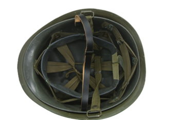 US / Dutch M1 Military Issue Olive Helmet With PVC Liner - main image