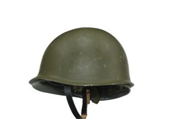 US / Dutch M1 Military Issue Olive Helmet With PVC Liner - main image
