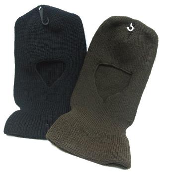 Open Faced Acrylic Balaclava In Olive Or Black - main image