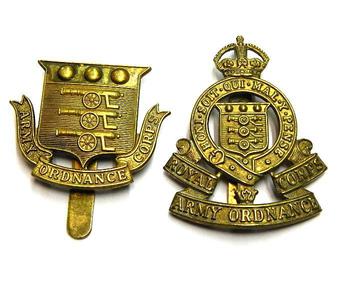 Army Ordnance Corps / Royal Army Ordnance Corps Cap badges - main image