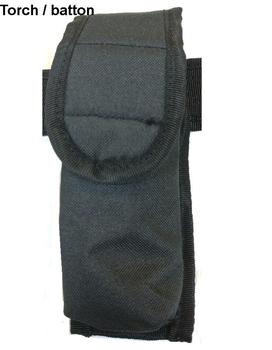 Security Patrol Belt Pouch System Black Pouch Set With Belt - main image