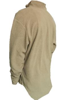 Combat Under Shirt Thermal Fleece British Army Issue Light Olive / Coyote PCS Half Zip Fleece, Used - main image