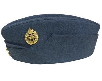 WWII RAF Style Side Cap / Chip Hat Wartime WW2 Style Kings Crown  - main image