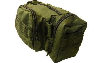 Waist Pouch - React Molle Waist Pouch In Olive And Woodland DPM (TT106) - main image