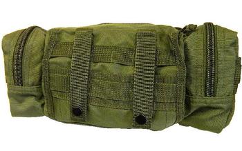 Waist Pouch - React Molle Waist Pouch In Olive And Woodland DPM (TT106) - main image