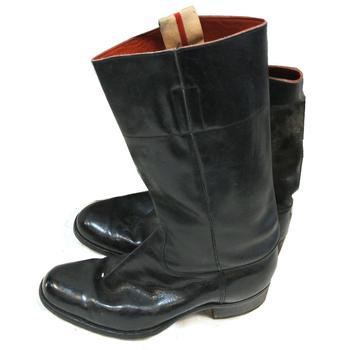Black tall riding boot - main image