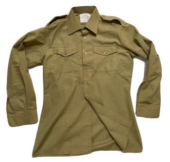 Genuine British Army Issue Vintage New 1960`s / 1970's Officers Shirt - main image