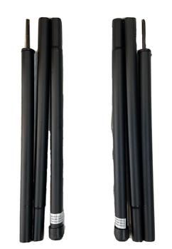 Bivvy Poles Military Army Issue Pair of Black Powder Coated 3 piece Pack of 2 Bivi Poles - main image