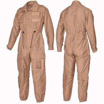 AFV Crewman Fire Retardant Coveralls Khaki Beige Desert, Graded Like New - main image