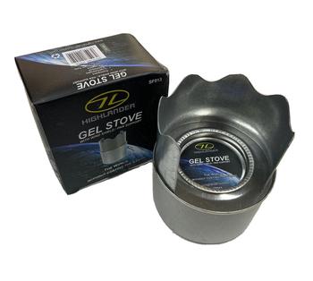 Gel Stove Cooker New Compact Gel Cooker / Stove With Wind Shield Highlander SF013 - main image