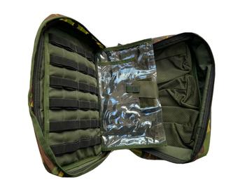 Dutch DPM Medic Side Pouch Medical Organiser Camo PLCE Zip on Side Rocket Pouch - main image