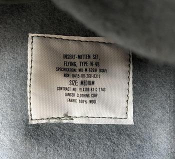GI Extreme Cold Weather Mitten Set, Shell And Liner, USAF N-4B Flyers Mittens, Made In USA - main image