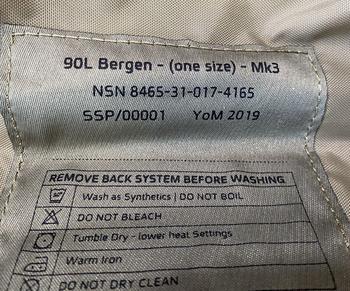 Virtus Beregn Source MTP Multicam 90 Litre MK3 Bergen Backpack, New / Used (One Size) - main image