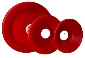 Red Camping Plate And Bowl Set New Highlander Red Plastic Set - main image