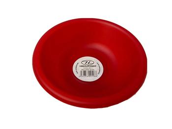 Red Camping Plate And Bowl Set New Highlander Red Plastic Set - main image