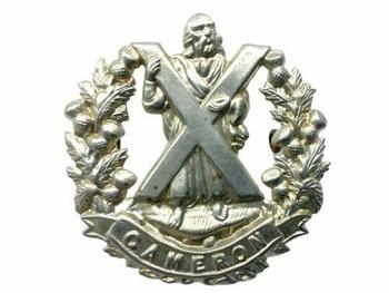 Cameron Highlanders Scottish Cap Badge - main image