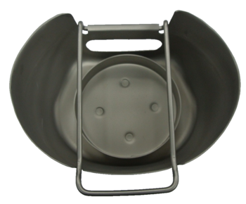 Black / Silver Crusader Cooker MK1 Black Gel Cooking Unit CN006 - main image