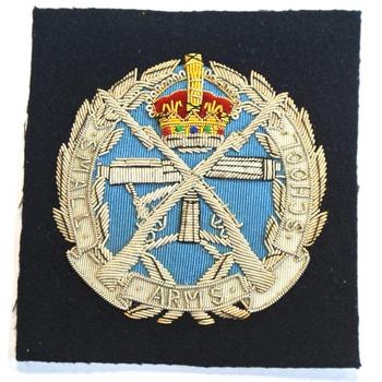 Blazer badge of the Small Arms School