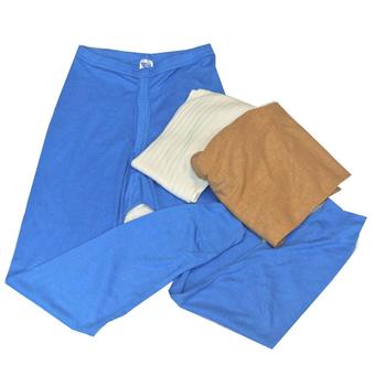 Quality Thermal Long Johns In Blue Or White - main image