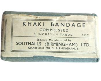 Vintage Khaki Open Wove Bandage - main image