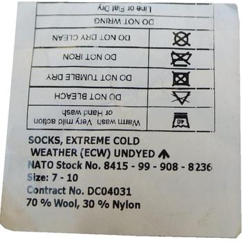 ECW Arctic Socks Military Issue Extreme Cold Weather White / Cream Sock - main image