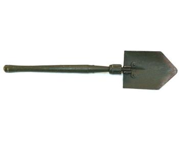 US Folding Spade WWII Dated 1944-1945 Wooden Handle Entrenching Tool - main image