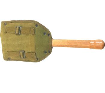 Folding Field Spade With Wooden Handle Robust Heavy Weight Entrenching Shovel / Spade / Tool 27022 - main image