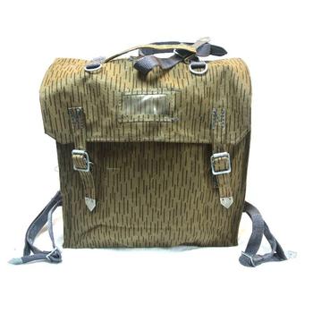 East German DDR NVA Splinter Camo Canvas Day Pack Bag - main image