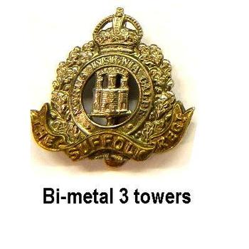 The Suffolk Regiment  Cap Badge - main image