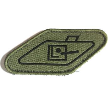 Royal Tank Regiment Crew Cloth TRF Badge Patch Sew On Tank Badge - main image
